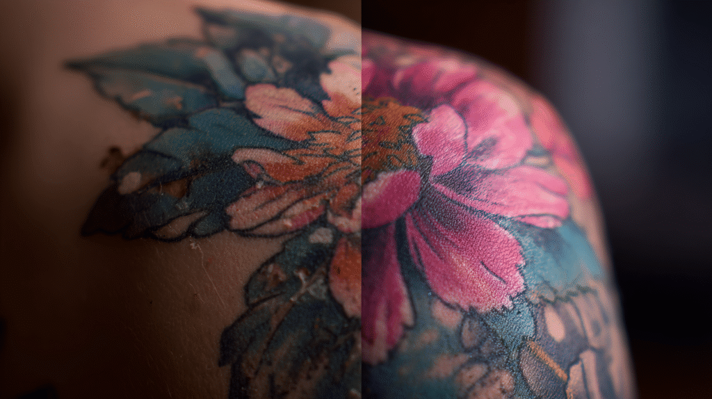 Tatuoinnin haalistuminen